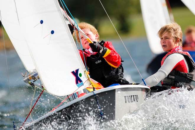 Henry Stone and Hattie Collingridge,Cadet - 2012 RYA Zone and Home Country Championships ©  Paul Wyeth / RYA http://www.rya.org.uk